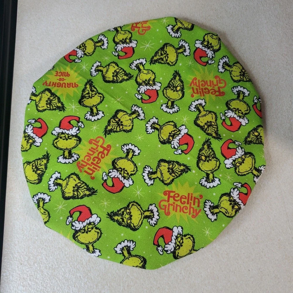 Feelin'‎ Grinchy Christmas Reversible KitchenAid Mixer Mixing Bowl Cover Baking